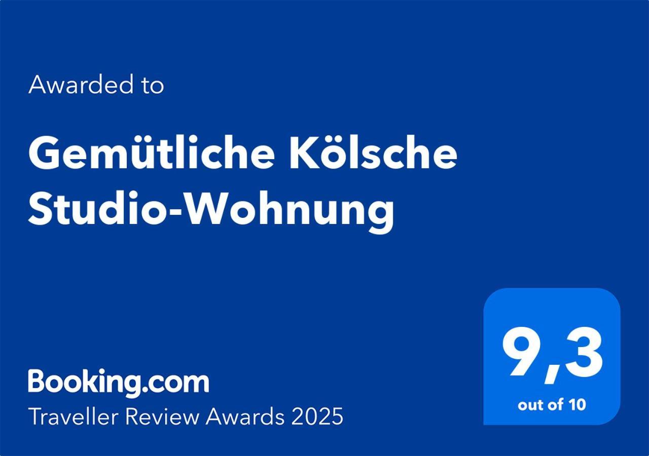 Gemuetliche Koelsche Studio-Wohnung Colónia Exterior foto